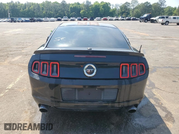 2013 Ford Mustang GT with VIN 1ZVBP8CF2D5202086, listed as a Copart auction lot 52985025 with 83,074 mi miles and Salvage Title. Bid and sale history available at DreamBid. Image 6.