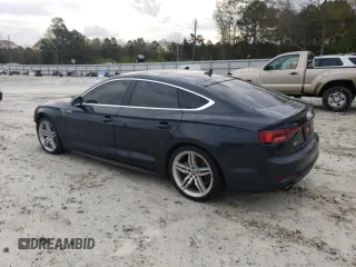 2018 Audi A5 Sportback Premium Plus with VIN WAUENCF59JA028433, listed as a Copart auction lot 48007004 with 75,045 mi miles. Bid and sale history available at carsss.com. Image 2.