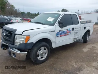 2014 Ford F-150 XL with VIN 1FTFX1CFXEFC62401, listed as a IAAI auction lot 41525607 with 138,459 mi miles. Bid and sale history available at carsss.com. Image 2.