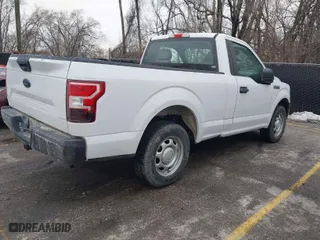 2019 Ford F-150 XL with VIN 1FTMF1CB8KKD48199, listed as a IAAI auction lot 41465864 with 94,566 mi miles. Bid and sale history available at carsss.com. Image 4.