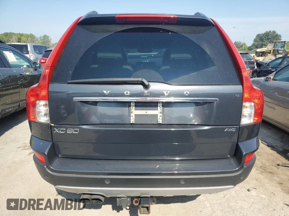 2011 Volvo XC90 R-Design with VIN YV4952CT0B1579592, listed as a Copart auction lot 67606744 with 157,672 mi miles and Salvage Title. Bid and sale history available at carsss.com. Image 6.