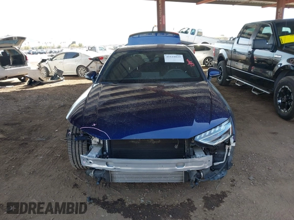 2021 Audi A4 S line Premium Plus with VIN WAUEAAF47MA037157, listed as a IAAI auction lot 41618829 with 44,408 mi miles and . Bid and sale history available at DreamBid. Image 13.