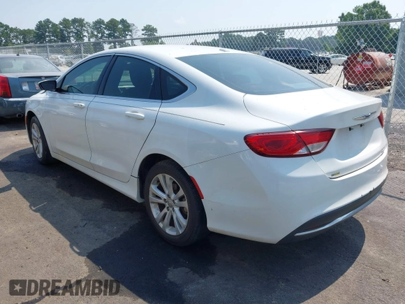 2015 Chrysler 200 Limited with VIN 1C3CCCAB1FN657802, listed as a IAAI auction lot 42590137 with 151,294 mi miles and . Bid and sale history available at DreamBid. Image 3.