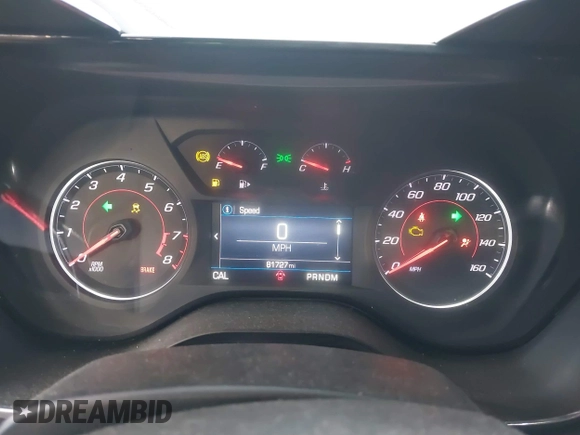 2019 Chevrolet Camaro 1LT with VIN 1G1FB3DXXK0124754, listed as a IAAI auction lot 41169480 with 81,727 mi miles. Bid and sale history available at carsss.com. Image 7.