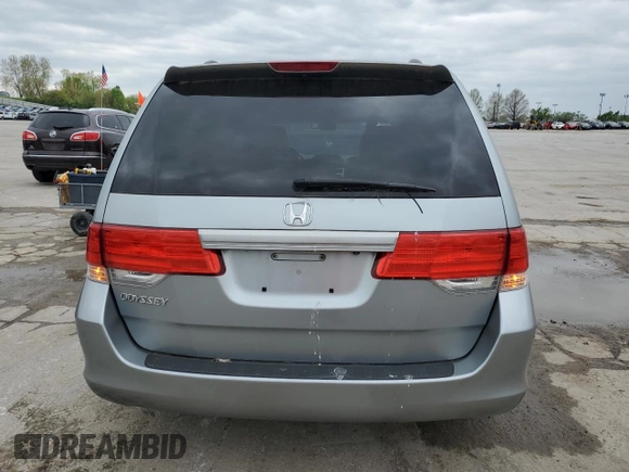 2009 Honda Odyssey EX-L with VIN 5FNRL387X9B055281, listed as a Copart auction lot 53981085 with 153,290 mi miles and Salvage Title. Bid and sale history available at carsss.com. Image 6.