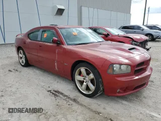 2006 Dodge Charger SRT-8 with VIN 2B3LA73W36H369833, listed as a Copart auction lot 78132814 with 38,623 mi miles and Salvage Title. Bid and sale history available at DreamBid. Image 4.