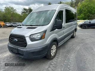 2015 Ford Transit Passenger XL with VIN 1FBAX2CM0FKA41966, listed as a Copart auction lot 56363935 with 164,365 mi miles and Clean Title. Bid and sale history available at DreamBid. Image 1.