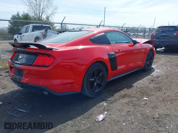 2019 Ford Mustang EcoBoost with VIN 1FA6P8TH6K5197340, listed as a IAAI auction lot 41846843 with 85,272 mi miles and . Bid and sale history available at carsss.com. Image 4.