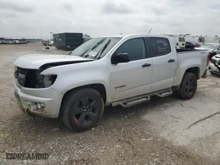 2019 Chevrolet Colorado 4WD LT with VIN 1GCGTCENXK1303618, listed as a Copart auction lot 61924754 with 80,904 mi miles and Salvage Title. Bid and sale history available at carsss.com. Image 1.