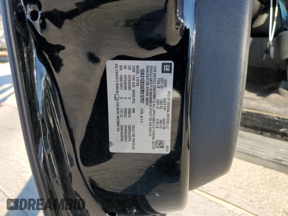 2012 GMC Yukon SLT with VIN 1GKS1CE03CR319767, listed as a Copart auction lot 87152274 with 164,591 mi miles and Salvage Title. Bid and sale history available at carsss.com. Image 15.