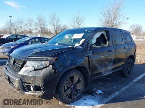 2021 Honda Passport Sport with VIN 5FNYF8H25MB030432, listed as a IAAI auction lot 41184469 with 44,315 mi miles and . Bid and sale history available at DreamBid. Image 6.