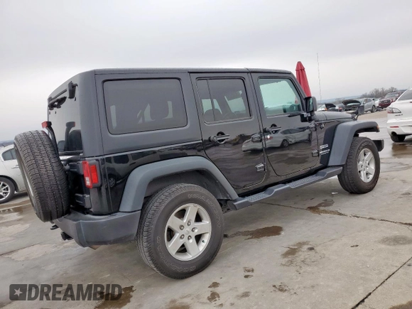 2016 Jeep Wrangler Unlimited Sport with VIN 1C4HJWDG8GL234793, listed as a Copart auction lot 45283525 with 114,871 mi miles and Salvage Title. Bid and sale history available at DreamBid. Image 3.