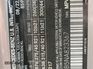 2022 Mercedes-Benz GLE 350 z VIN 4JGFB4KB5NA823367, wystawiony jako Copart lot #59934715 z przebiegiem Nie podano mil oraz Szkoda całkowita • Salvage title. Historia ofert i sprzedaży dostępna na DreamBid. Obrazek 12.