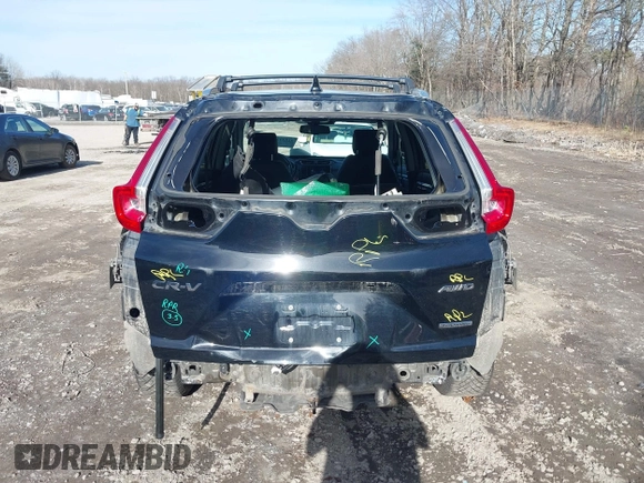 2019 Honda CR-V Touring with VIN 2HKRW2H95KH631787, listed as a IAAI auction lot 41844394 with 262,398 mi miles. Bid and sale history available at carsss.com. Image 16.