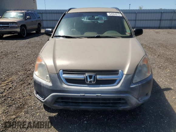 2002 Honda CR-V LX with VIN JHLRD684X2C007953, listed as a Copart auction lot 54904815 with 214,150 mi miles and Clean Title. Bid and sale history available at carsss.com. Image 5.
