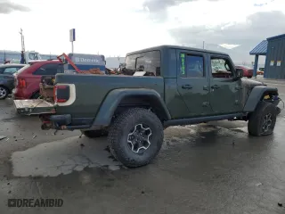 2022 Jeep Gladiator Rubicon with VIN 1C6JJTBMXNL173279, listed as a Copart auction lot 85455834 with 0 mi miles and Salvage Title. Bid and sale history available at carsss.com. Image 3.