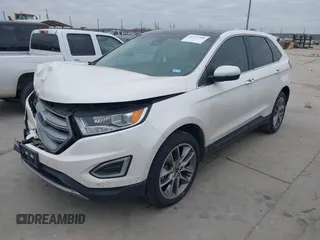 2016 Ford Edge Titanium with VIN 2FMPK3K83GBB51691, listed as a IAAI auction lot 41377380 with 145,839 mi miles. Bid and sale history available at carsss.com. Image 20.