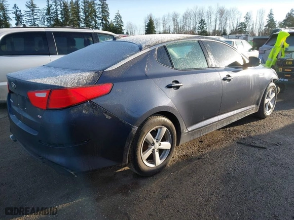 2015 Kia Optima LX with VIN 5XXGM4A74FG446181, listed as a IAAI auction lot 41816009 with 95,711 mi miles. Bid and sale history available at carsss.com. Image 4.