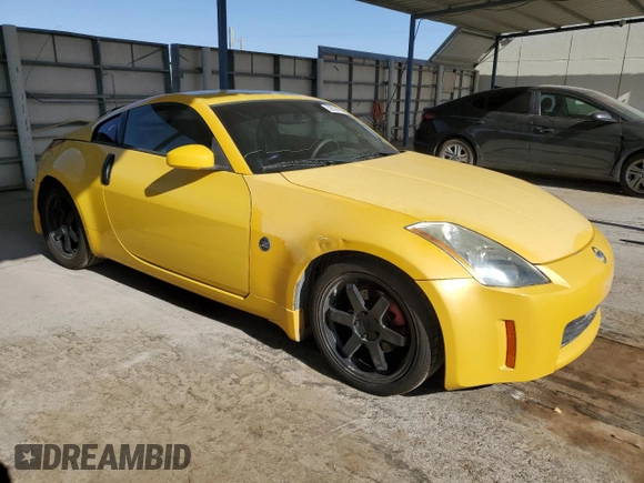2005 Nissan 350Z Touring with VIN JN1AZ34EX5M652872, listed as a Copart auction lot 52520485 with 162,986 mi miles and Clean Title. Bid and sale history available at carsss.com. Image 4.