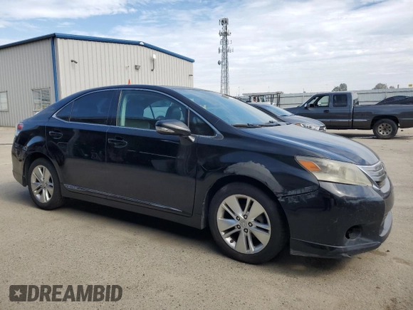 2010 Lexus HS 250h with VIN JTHBB1BA3A2006085, listed as a Copart auction lot 46344655 with 212,732 mi miles and Clean Title. Bid and sale history available at DreamBid. Image 4.