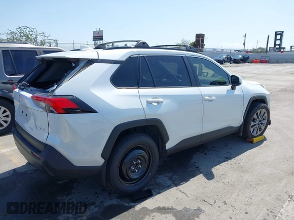 2023 Toyota RAV4 XLE Premium with VIN JTMC1RFV7PD097542, listed as a IAAI auction lot 42553650 with 45,483 mi miles and . Bid and sale history available at DreamBid. Image 4.