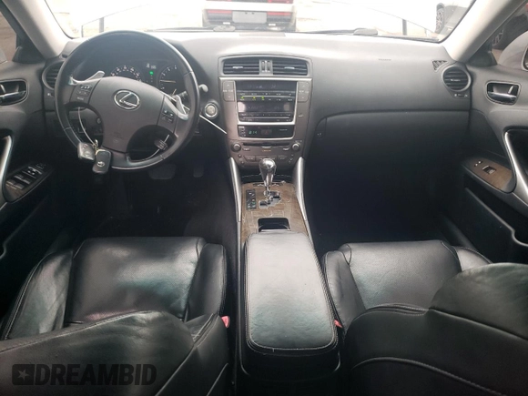 2010 Lexus IS 250 with VIN JTHCF5C24A5044351, listed as a Copart auction lot 59852145 with 171,121 mi miles and Salvage title. Bid and sale history available at DreamBid. Image 8.