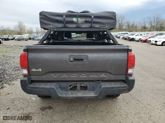 2021 Toyota Tacoma 4WD SR with VIN 3TYSX5EN6MT008083, listed as a Copart auction lot 83401194 with 49,724 mi miles and Salvage Title. Bid and sale history available at carsss.com. Image 6.