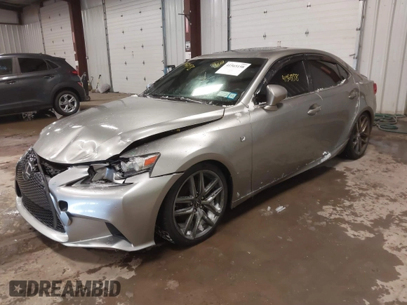 2015 Lexus IS 250 with VIN JTHBF1D25F5059385, listed as a IAAI auction lot 41565158 with 115,646 mi miles. Bid and sale history available at carsss.com. Image 17.