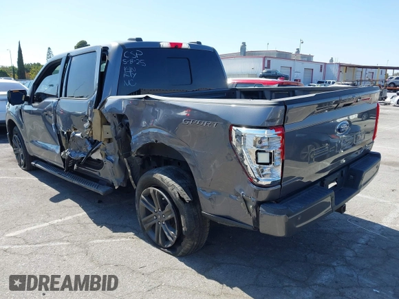 2022 Ford F-150 with VIN 1FTFW1C87NFA29516, listed as a IAAI auction lot 42514149 with 47,407 mi miles and . Bid and sale history available at DreamBid. Image 3.