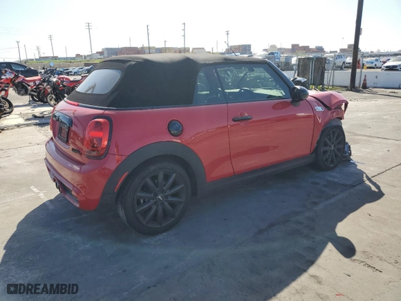 2019 MINI Convertible Cooper S with VIN WMWWG9C53K3E40071, listed as a Copart auction lot 49553025 with 61,089 mi miles and Salvage Title. Bid and sale history available at carsss.com. Image 3.