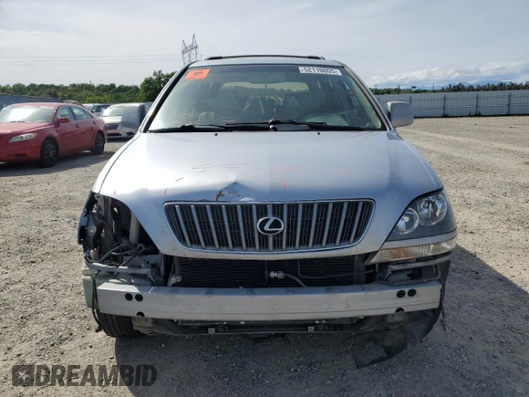 2003 Lexus RX 300 with VIN JTJGF10U630162383, listed as a Copart auction lot 52110055 with 236,303 mi miles and Salvage Title. Bid and sale history available at carsss.com. Image 5.