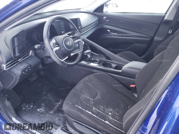 2021 Hyundai Elantra Blue z VIN KMHLM4AJ3MU005316, wystawiony jako Copart lot #46114245 z przebiegiem 89 926 mil mil oraz Szkoda całkowita • Salvage title. Historia ofert i sprzedaży dostępna na DreamBid. Obrazek 7.