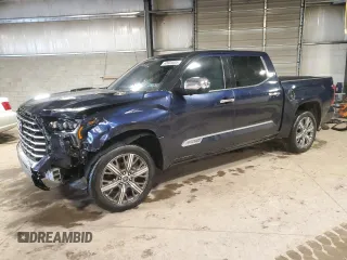 2022 Toyota Tundra Capstone Hybrid with VIN 5TFVC5DB8NX007069, listed as a Copart auction lot 60603035 with 56,129 mi miles and Salvage title. Bid and sale history available at DreamBid. Image 1.