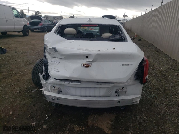 2023 Cadillac CT4 Premium Luxury with VIN 1G6DF5RK2P0122793, listed as a Copart auction lot 42668694 with 18,101 mi miles and Non Repairable. Bid and sale history available at carsss.com. Image 6.