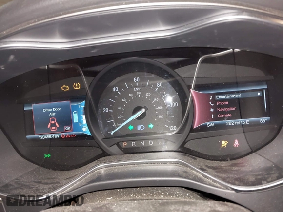 2015 Ford Fusion SE Hybrid with VIN 3FA6P0LU4FR151040, listed as a IAAI auction lot 41376155 with 120,486 mi miles. Bid and sale history available at carsss.com. Image 7.