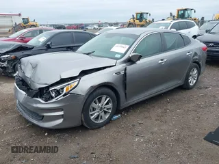 2017 Kia Optima LX with VIN 5XXGT4L37HG169753, listed as a IAAI auction lot 41370062 with 99,744 mi miles. Bid and sale history available at carsss.com. Image 16.