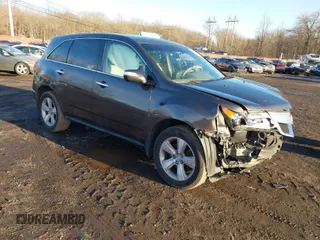 2010 Acura MDX Technology Pkg with VIN 2HNYD2H65AH522724, listed as a IAAI auction lot 41574455 with 169,690 mi miles. Bid and sale history available at carsss.com. Image 1.