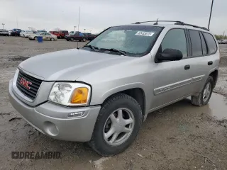 2004 GMC Envoy SLT z VIN 1GKDT13S042187945, wystawiony jako Copart lot #52433075 z przebiegiem 195 599 mil mil oraz Czysty tytuł • Clean title. Historia ofert i sprzedaży dostępna na DreamBid. Obrazek 1.