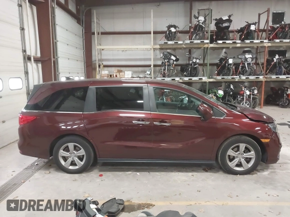 2020 Honda Odyssey EX with VIN 5FNRL6H50LB028372, listed as a IAAI auction lot 40763598 with 38,512 mi miles and . Bid and sale history available at DreamBid. Image 13.