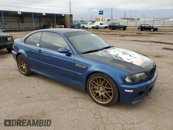 2002 BMW 3 Series M3 with VIN WBSBL93442JR15426, listed as a Copart auction lot 51301065 with 187,447 mi miles and Clean Title. Bid and sale history available at DreamBid. Image 4.