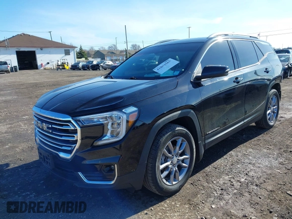 2022 GMC Terrain SLT with VIN 3GKALVEVXNL171057, listed as a IAAI auction lot 41863665 with 25,114 mi miles. Bid and sale history available at carsss.com. Image 2.