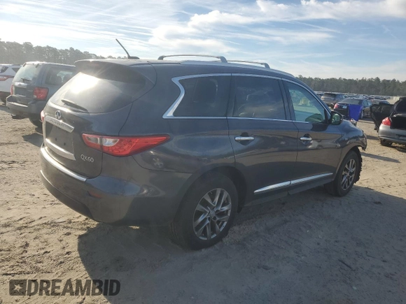 2014 Infiniti QX60 with VIN 5N1AL0MM9EC526329, listed as a Copart auction lot 47194075 with 153,174 mi miles and Salvage Title. Bid and sale history available at carsss.com. Image 3.