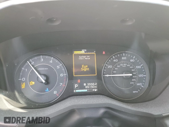2020 Subaru Impreza Premium with VIN 4S3GTAV67L3722058, listed as a Copart auction lot 54587185 with 85,150 mi miles and Salvage title. Bid and sale history available at DreamBid. Image 9.