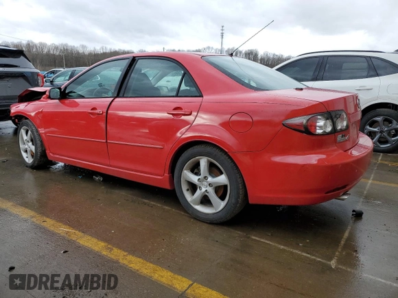 2008 Mazda 6 i Sport VE with VIN 1YVHP80C785M45688, listed as a Copart auction lot 47187665 with 137,205 mi miles and Salvage Title. Bid and sale history available at carsss.com. Image 2.