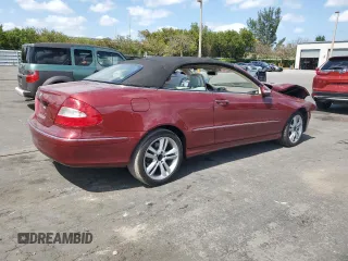 2008 Mercedes-Benz CLK 350 with VIN WDBTK56F48T094425, listed as a Copart auction lot 54401365 with 66,818 mi miles and Salvage title. Bid and sale history available at DreamBid. Image 3.