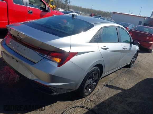 2023 Hyundai Elantra SEL with VIN 5NPLM4AG6PH091535, listed as a IAAI auction lot 41947089 with 28,577 mi miles and . Bid and sale history available at DreamBid. Image 4.