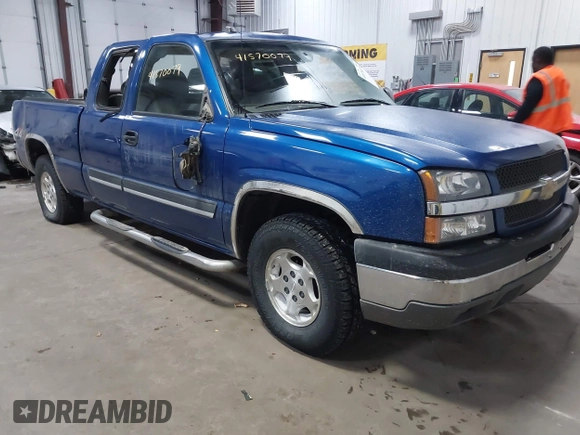 2004 Chevrolet Silverado 1500 with VIN 1GCEK19T34E186452, listed as a IAAI auction lot 41570079 with 170,537 mi miles and . Bid and sale history available at DreamBid. Image 1.