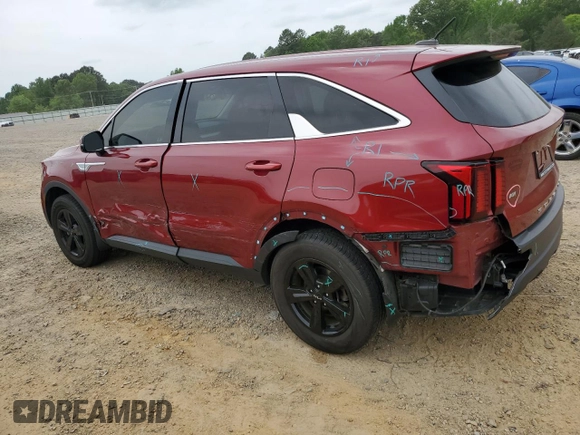 2022 Kia Sorento LX with VIN 5XYRGDLC0NG098996, listed as a Copart auction lot 53841315 with 51,379 mi miles and Salvage title. Bid and sale history available at DreamBid. Image 2.