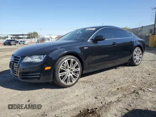 2012 Audi A7 3.0 Premium Plus with VIN WAUYGAFC6CN078552, listed as a Copart auction lot 50018925 with 156,055 mi miles and Salvage Title. Bid and sale history available at carsss.com. Image 1.