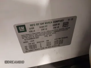 2020 Chevrolet Trax LS z VIN KL7CJKSB0LB318257, wystawiony jako IAAI lot #42080139 z przebiegiem 59 616 mil mil oraz . Historia ofert i sprzedaży dostępna na DreamBid. Obrazek 9.